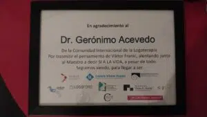 Homenaje al Dr. Gerónimo Acevedo