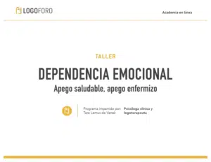 taller logoterapia - dependencia emocional